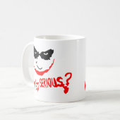 Why So Serious? Man コーヒーマグカップ (正面左)