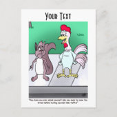 Why Squirrels Cross Roadsはがき ポストカード (正面)