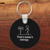 Why_ – That’s Today’s Energy Sarcastic Meme  キーホルダー (正面)