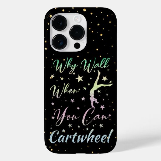 Why Walk When You Can Cartwheel体操 Case-Mate iPhoneケース (裏面)
