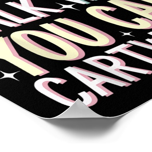 Why Walk When You Can Cartwheel  ポスター (角)