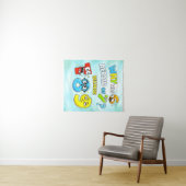 Why Was 6 Afraid of 7 Funny Math Design タペストリー (インサイチュ(横))