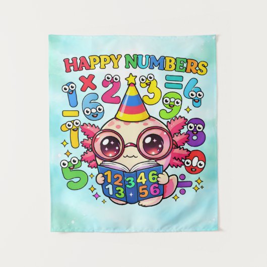 Why Was 6 Afraid of 7 Funny Math Design タペストリー (正面)