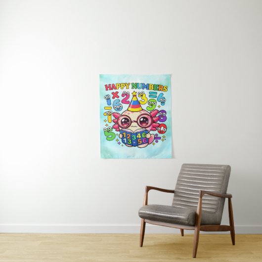 Why Was 6 Afraid of 7 Funny Math Design タペストリー (インサイチュ)