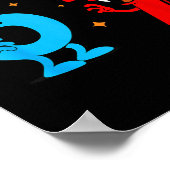 Why Was 6 Afraid Of 7 Funny Six Seven Meme Gen Alp ポスター (角)