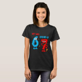 Why Was 6 Afraid Of 7 Funny Six Seven Meme Gen Alp Tシャツ (正面フル)