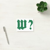 why where when who ポストイット (オフィス)