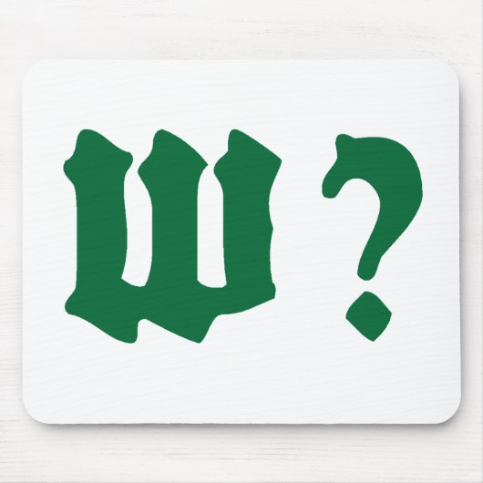 why where when who マウスパッド (正面)