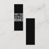 Why Yes, I Actually Do Need All These Books ロイヤリティカード (正面/裏面)