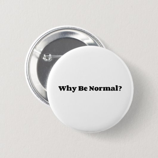 WhyBeNormal 缶バッジ (正面&裏面)