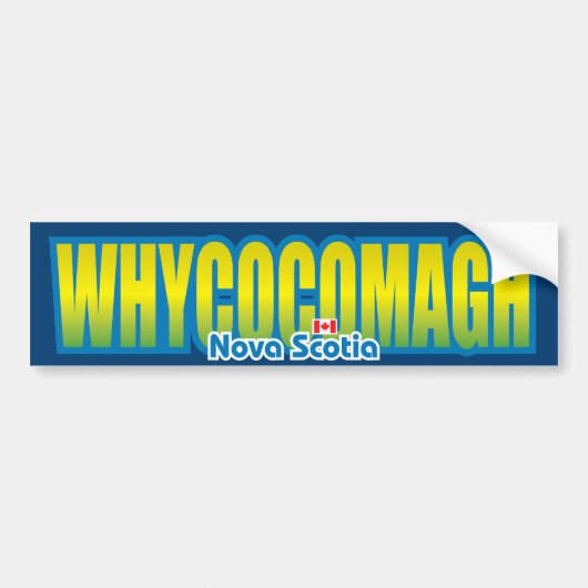 Whycocomaghのバンパー バンパーステッカー (正面)