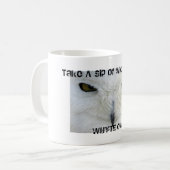 Whyteのフクロウのコーヒー・マグ コーヒーマグカップ (正面左)