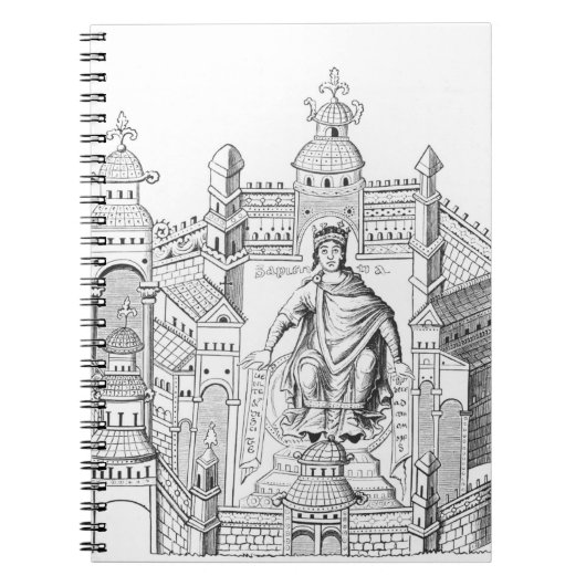 Wiを具現する彼の宮殿のCarlovingian王 ノートブック (正面)