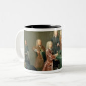 Wiを取っている他の紳士を持つ兄弟Clarke ツートーンマグカップ (正面左)