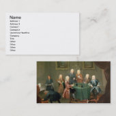 Wiを取っている他の紳士を持つ兄弟Clarke 名刺 (正面/裏面)