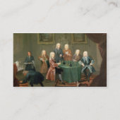 Wiを取っている他の紳士を持つ兄弟Clarke 名刺 (裏面)