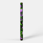 WI州フラワーウッドバイオレットモザイク SAMSUNG GALAXYケース (右側面)