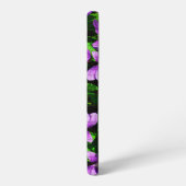 WI州フラワーウッドバイオレットモザイク SAMSUNG GALAXYケース (左側面)