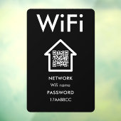 Wi-Fiに接続する | 客室の黒をスキャンして接続する ウィンドウサイン (シート3)