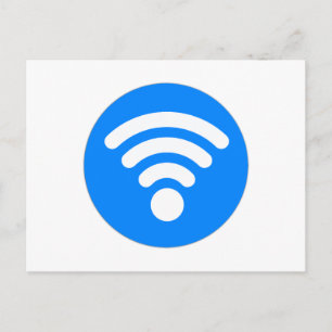 Wi-Fiのシンボル ポストカード