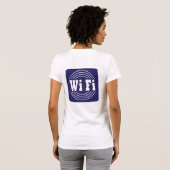 Wi-Fiのマーク Tシャツ (裏面フル)