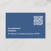 Wi-Fiインターネットゲストパスワード 名刺 (裏面)