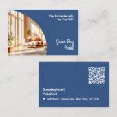 Wi-Fiインターネットゲストパスワード 名刺 (正面/裏面)