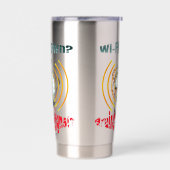 Wi-Fiダウン？脳か信号か？Wi-Fiダウン 保温保冷タンブラー (左面)