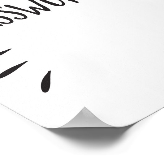 Wi-Fiパスワード： ポスター (角)