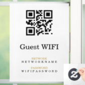 Wi-Fiパスワード | QRコードをスキャンして接続する ウィンドウサイン (ホーム)
