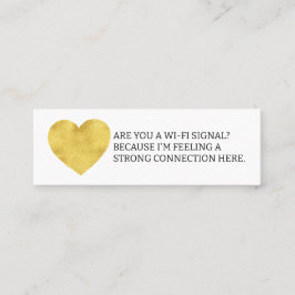Wi-Fi信号おもしろいデートすること通話カード スキニー名刺