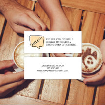 Wi-Fi信号おもしろいデートすること通話カード