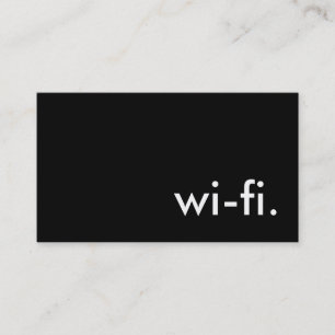 wi-fi 名刺