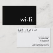 wi-fi 名刺 (正面/裏面)