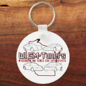 WI GM-Tunersキーチェーン キーホルダー (正面)