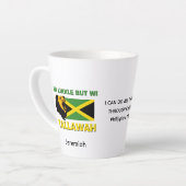 WI LIKKLEがジャマイカパーソナライズされたWI TALLAWAH カフェラテマグ (左アングル)
