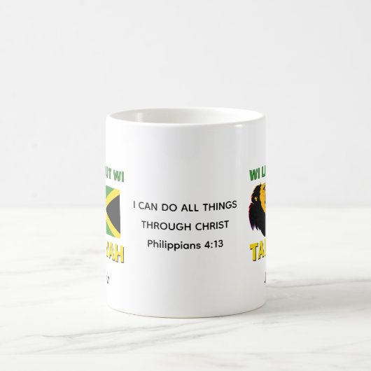 WI LIKKLEがジャマイカパーソナライズされたWI TALLAWAH コーヒーマグカップ (中央)