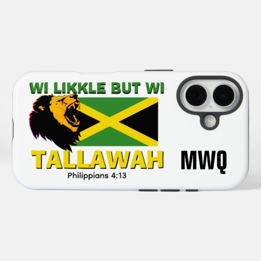 WI LIKKLEがWI TALLAWAHジャマイカ Case-Mate iPhoneケース (裏面 (横))