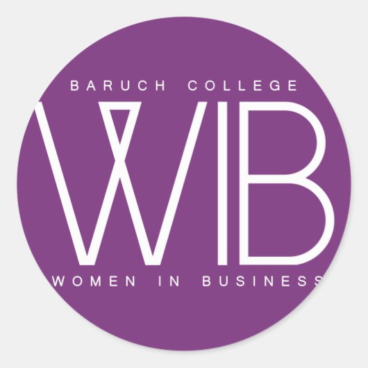 WIBステッカー ラウンドシール (正面)