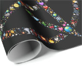 wiccaペンタグラムラッピング紙 ラッピングペーパー (ロールコーナー)