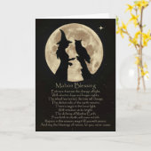 Wicca異教のなMabonの恵みの秋の分点 カード (黄色い花)