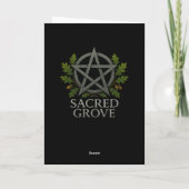 Wicca Greetings Cardの詳細 カード (裏面)