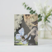 Wicca Mixed Media Collage ポストカード (スタンド正面)