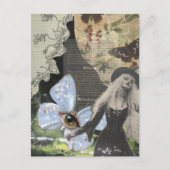 Wicca Mixed Media Collage ポストカード (正面)
