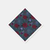 Wicca PoinsettiaとNightshadeオプションの切り離し スタンダードカクテルナプキン (角)