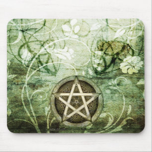 Wicca Rustica: 森林星形五角形 マウスパッド