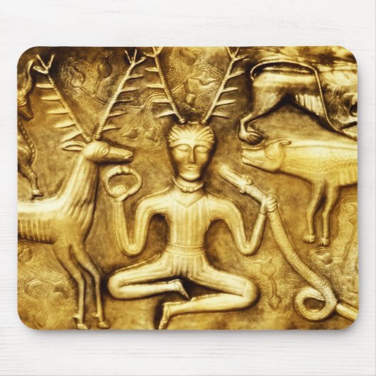 Wicca Rustica: Gundestrupの大がまCernunnos マウスパッド (正面)