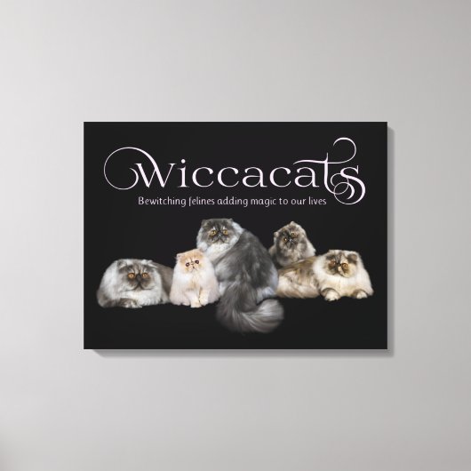 WiccaCatsアートキャンバス キャンバスプリント (正面)