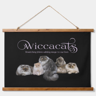 WiccaCatsタペストリー 吊り下げ型タペストリー
