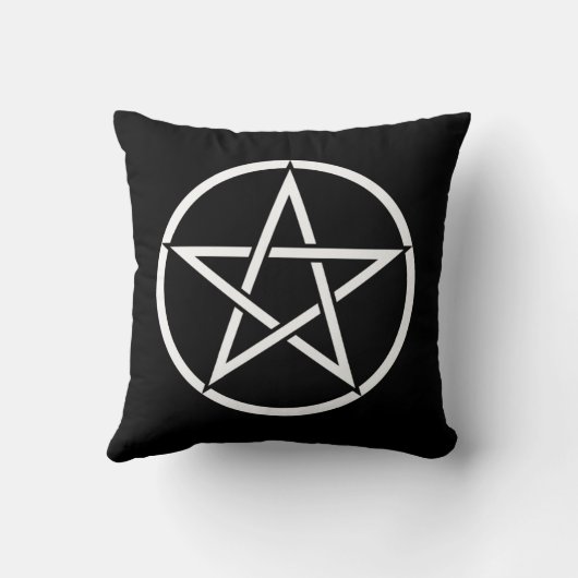 Wiccan & Magick Pentagram Pentacle - M1 クッション (裏面)